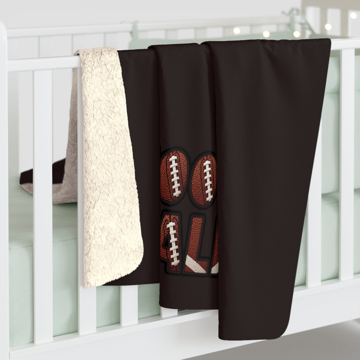 FOOTBALL Sherpa Fleece Blanket