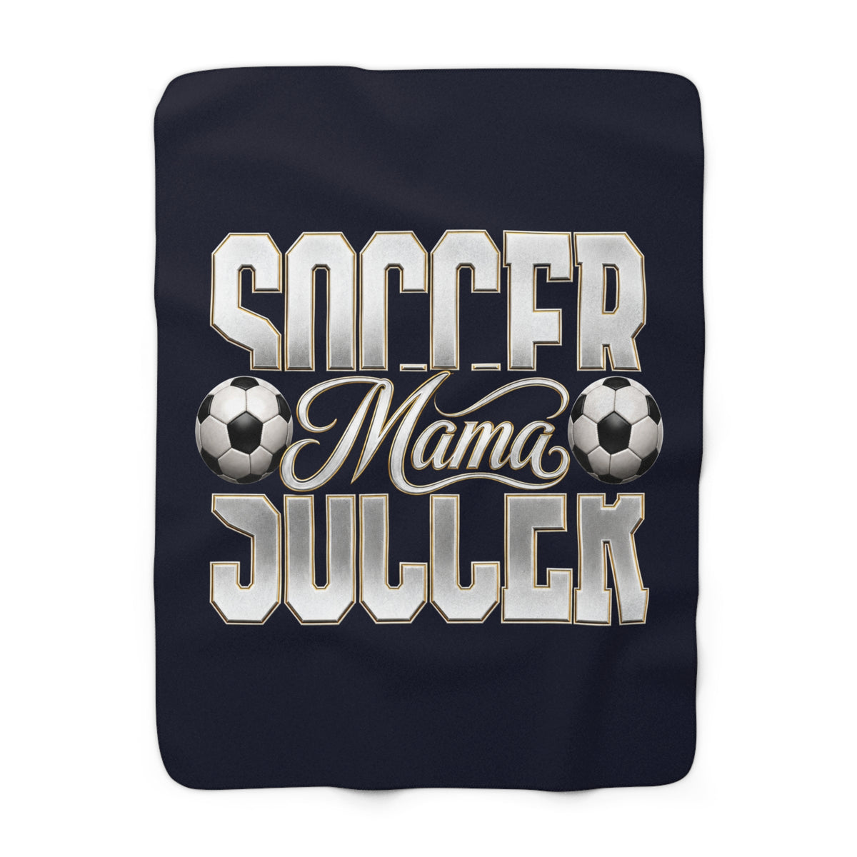 SOCCER MAMA Sherpa Fleece Blanket
