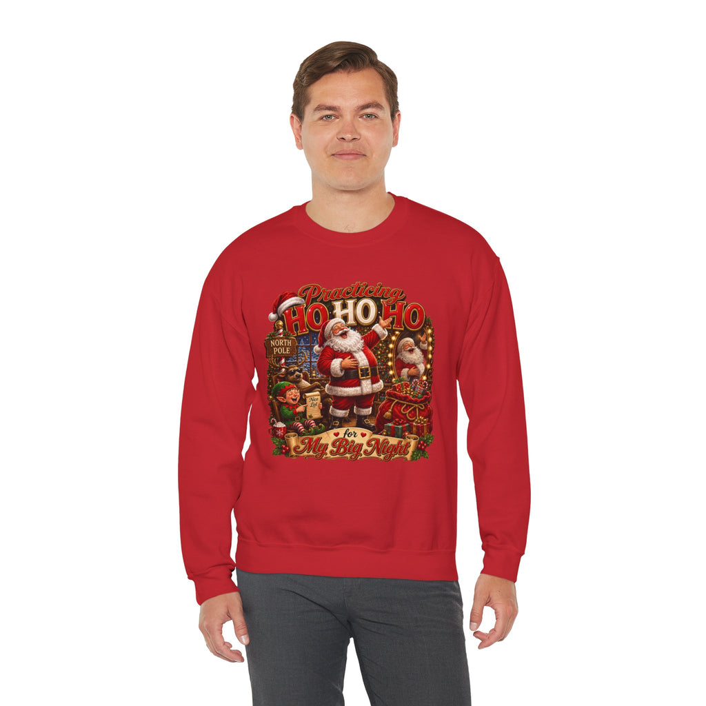SANTA PRACTICING HOHOHO Crewneck Sweatshirt