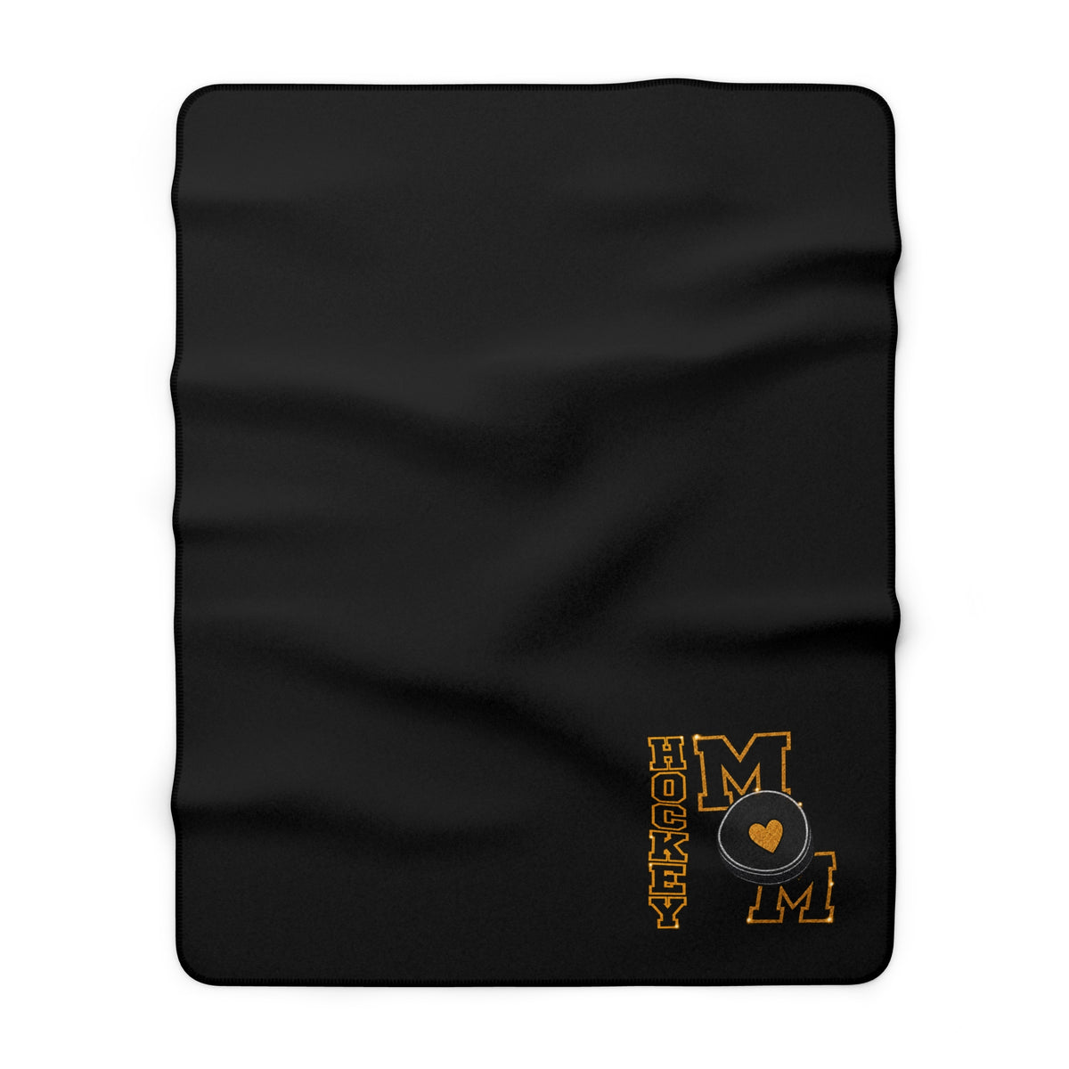 HOCKEY MOM Sherpa Fleece Blanket