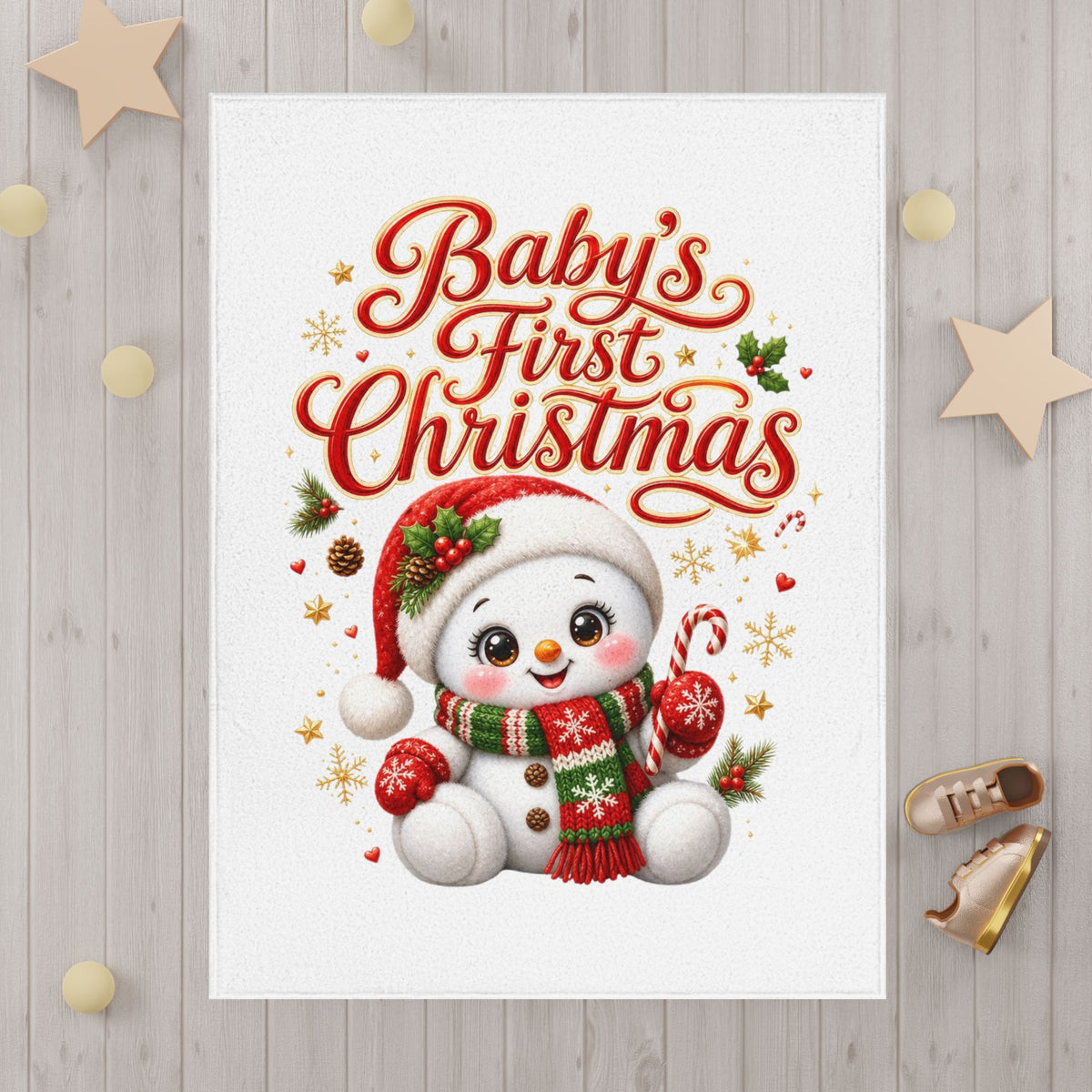 Baby's First Christmas Blanket