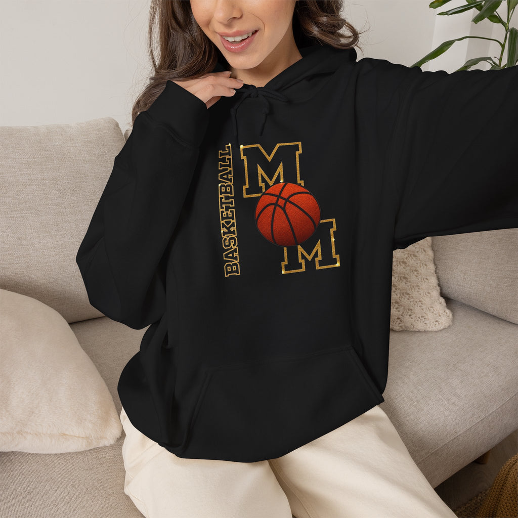 BASKETBALL MOM Hooded Sweatshirt