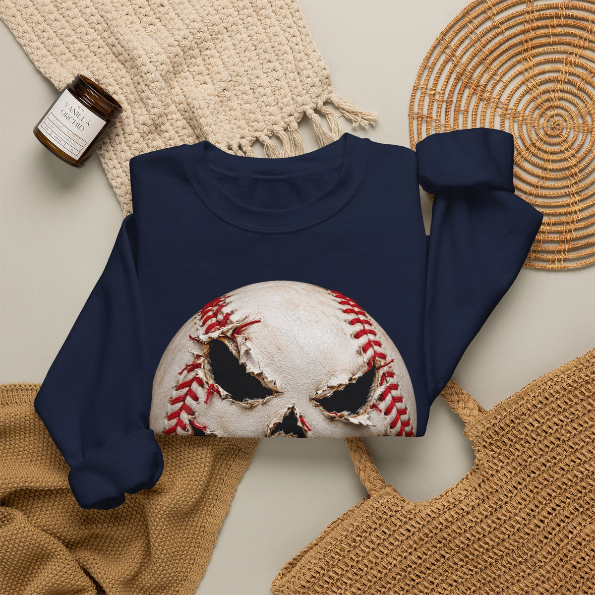 PUMPKIN BASEBALL Unisex Heavy Blend™ Crewneck Sweatshirt