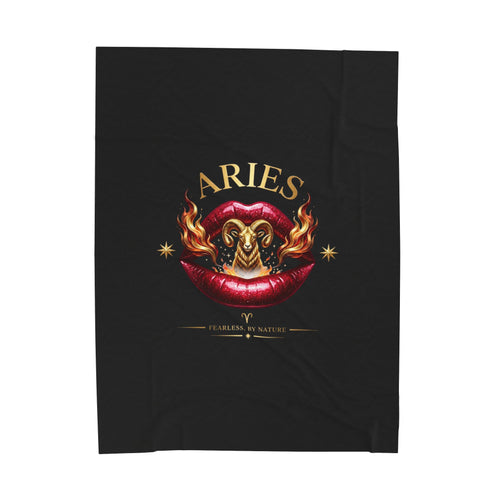 ARIES Velveteen Plush Blanket