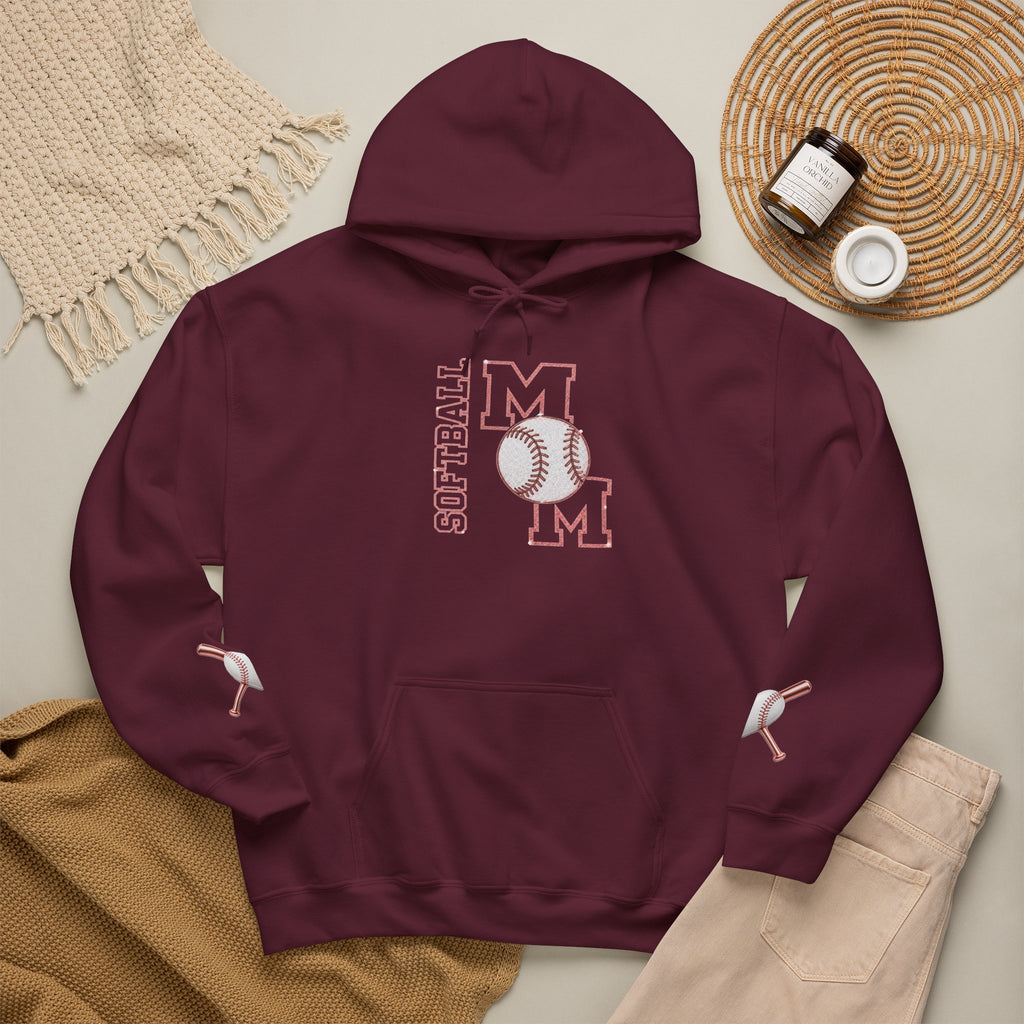 SOFTBALL MOM Hooded Sweatshirt