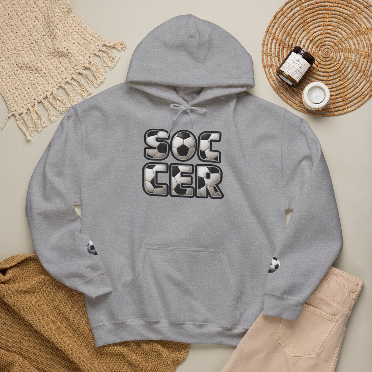 SOCCER Hooded Sweatshirt