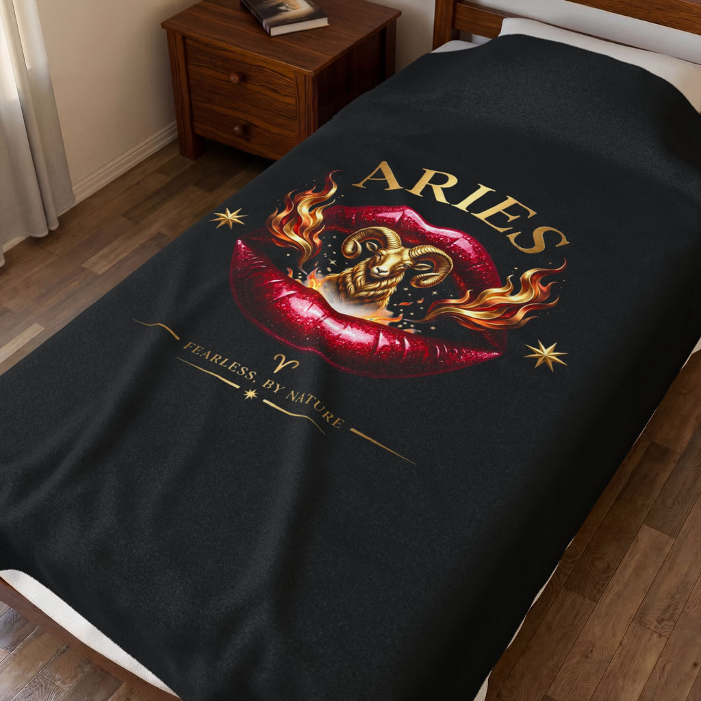 ARIES Velveteen Plush Blanket