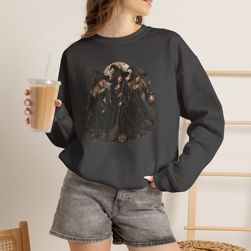 VINTAGE HALLOWEEN WITCHES Crewneck Sweatshirt