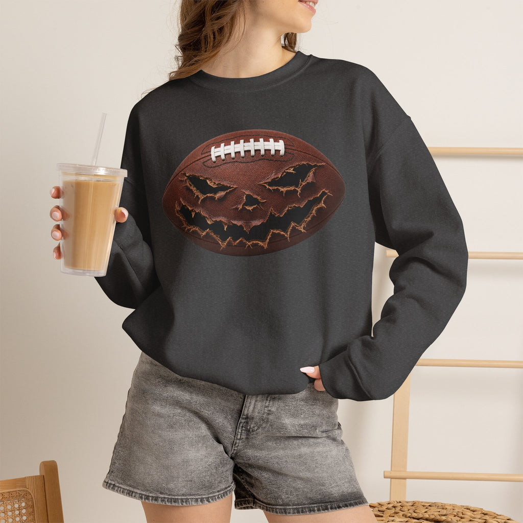 PUMPKIN FOOTBALL Unisex Heavy Blend™ Crewneck Sweatshirt