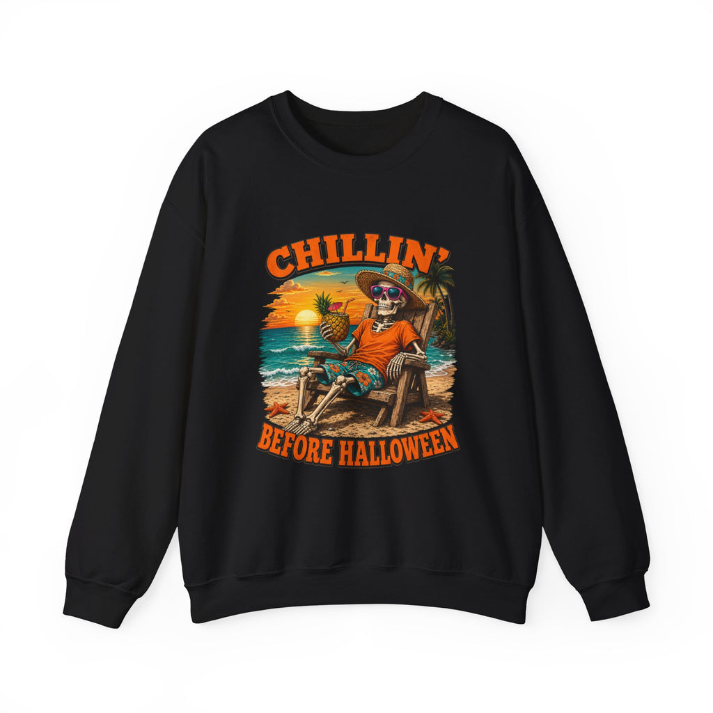 CHILLIN BEFORE HALLOWEEN Heavy Blend Sweatshirt