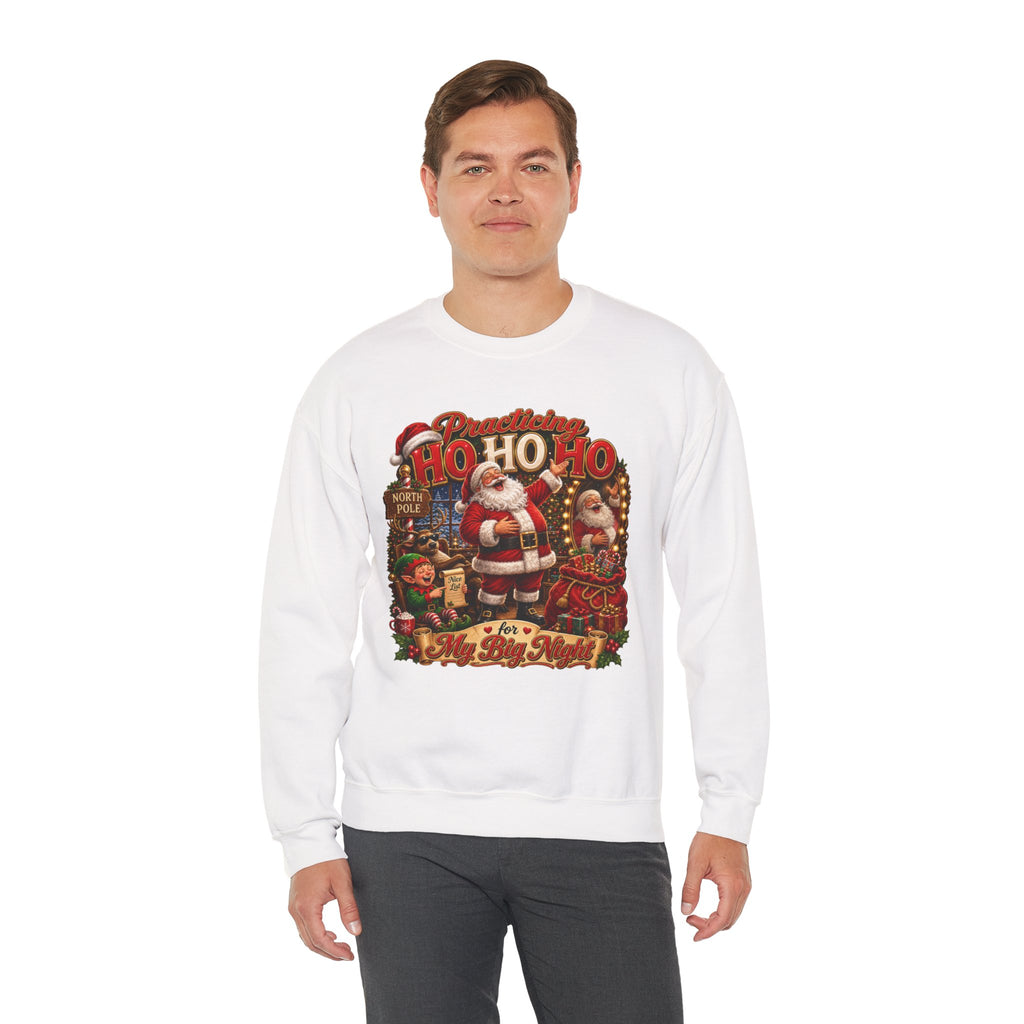SANTA PRACTICING HOHOHO Crewneck Sweatshirt