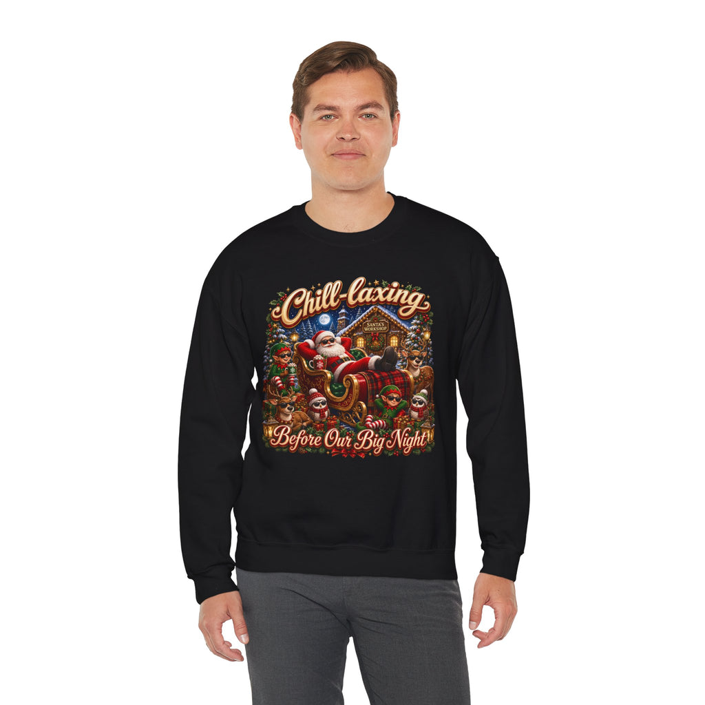 CHRISTMAS CHILL Unisex Heavy Blend Crewneck Sweatshirt