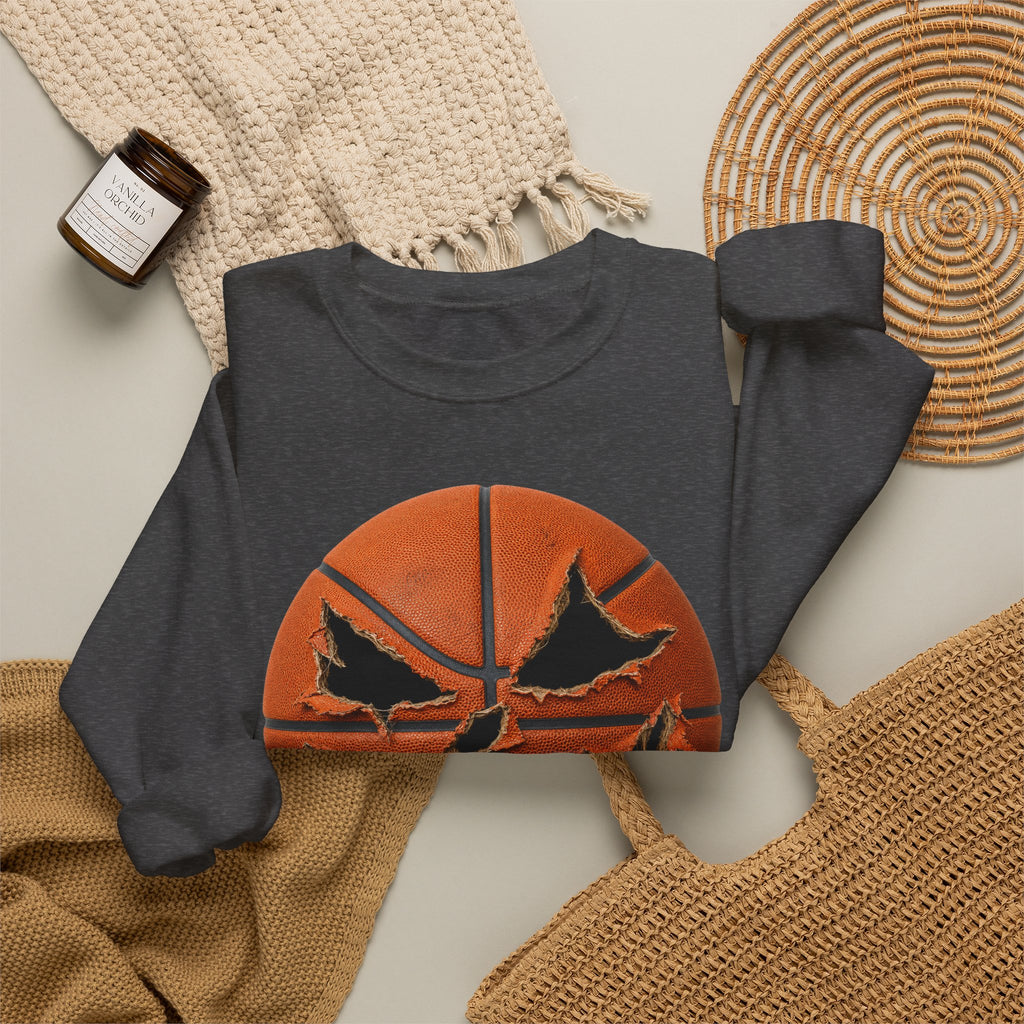 PUMPKIN BASKETBALL Unisex Heavy Blend™ Crewneck Sweatshirt