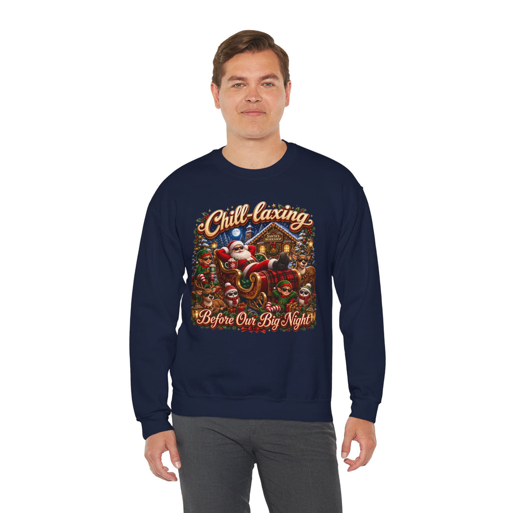 CHRISTMAS CHILL Unisex Heavy Blend Crewneck Sweatshirt