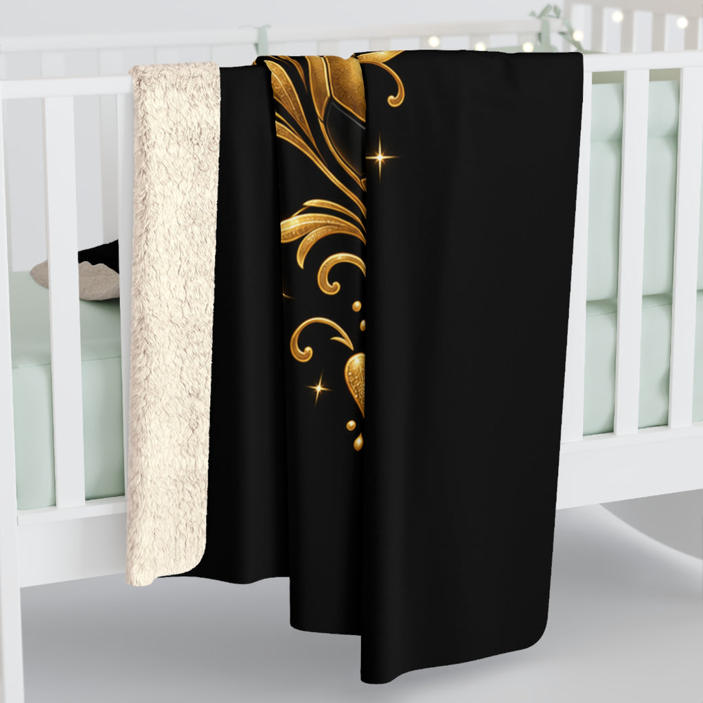 SOCCER GRANDMA Sherpa Fleece Blanket