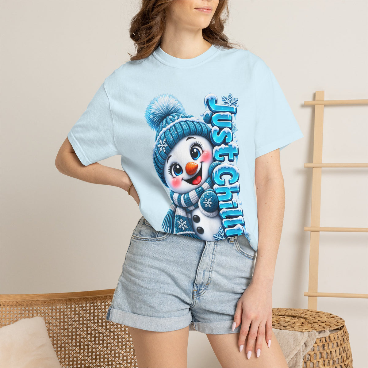 JUST CHILLN Unisex Garment-Dyed T-shirt