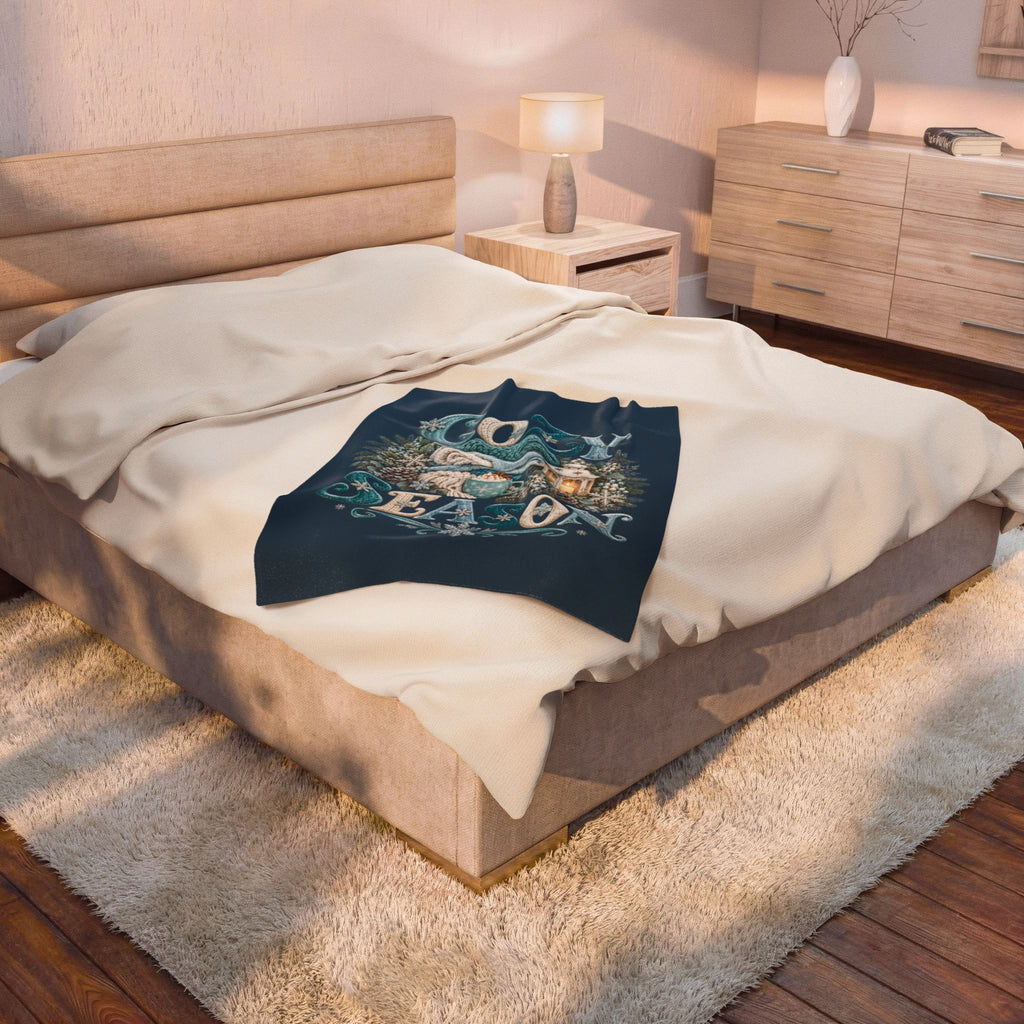COZY SEASON Velveteen Plush Blanket