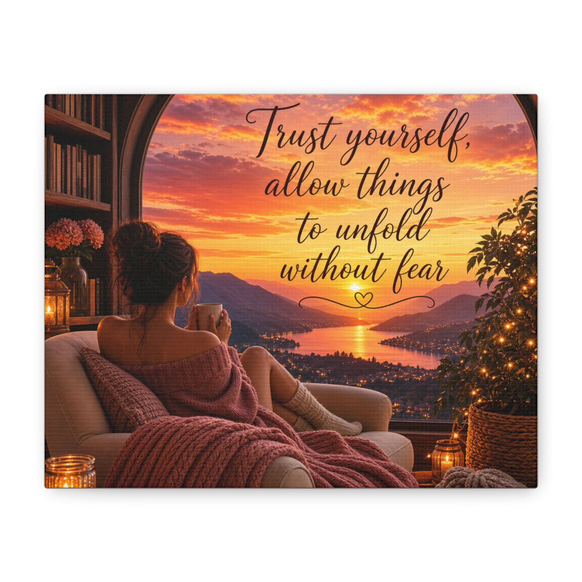 ALLOW THINGS | Inspirational Canvas Wall Art