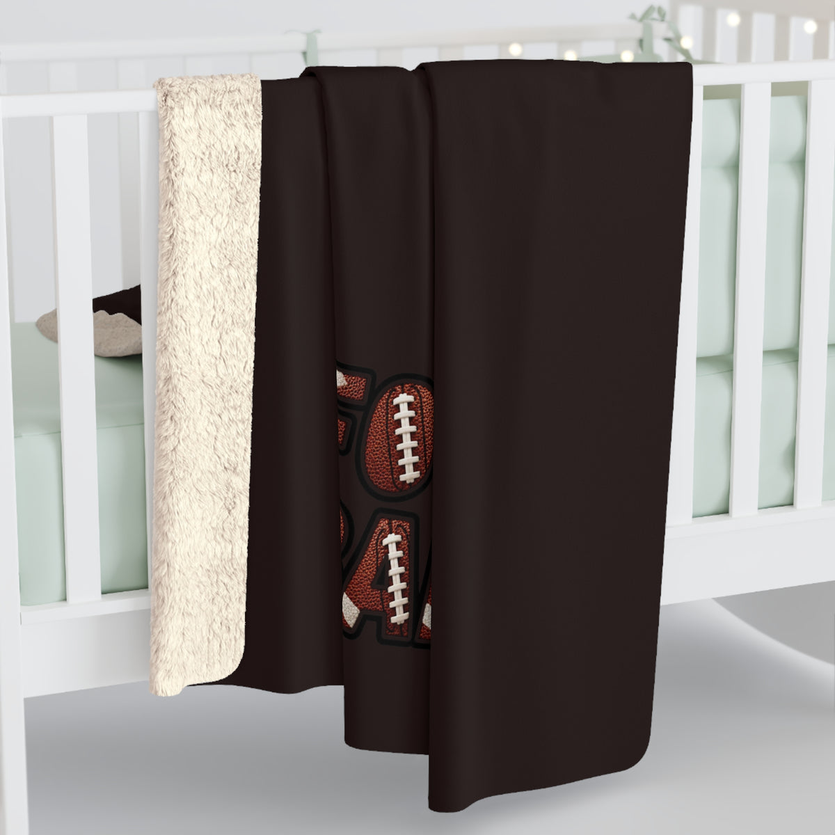 FOOTBALL Sherpa Fleece Blanket