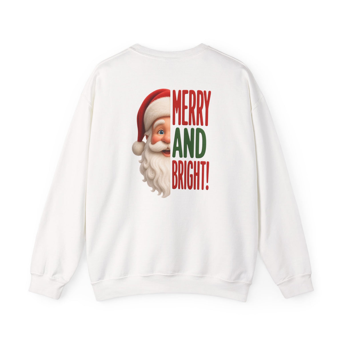 NAUGHTY OR NICE SANTA Unisex Heavy Blend Crewneck Sweatshirt 