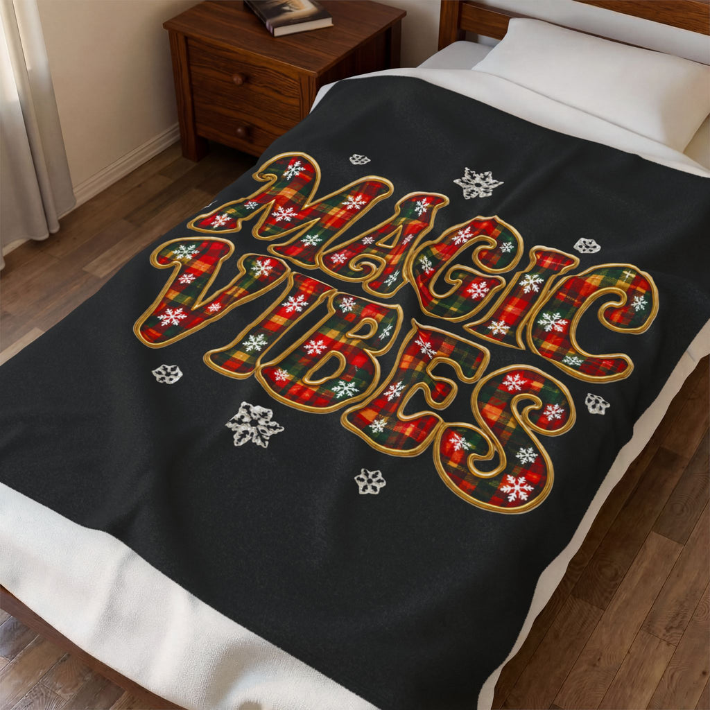MAGIC VIBES Velveteen Plush Blanket
