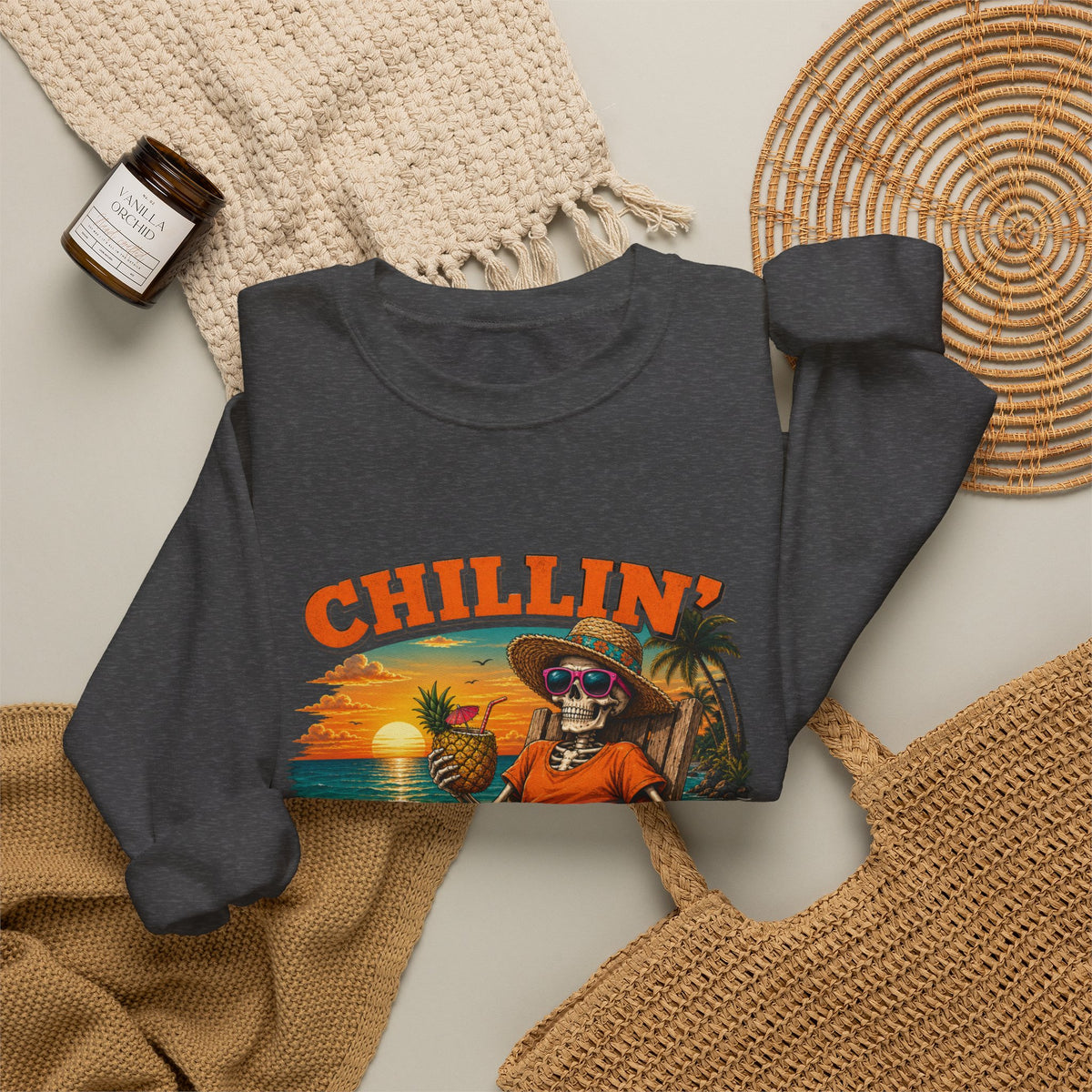CHILLIN BEFORE HALLOWEEN Heavy Blend Sweatshirt