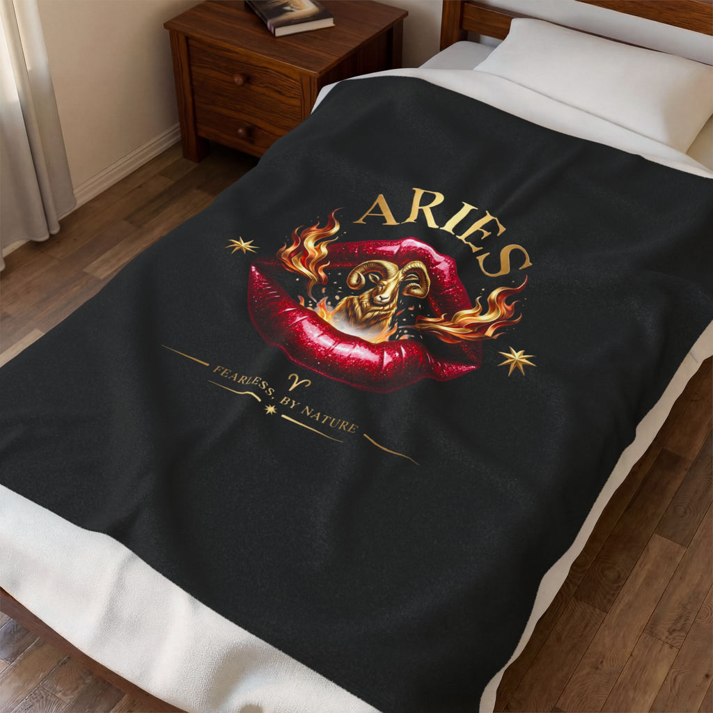 ARIES Velveteen Plush Blanket