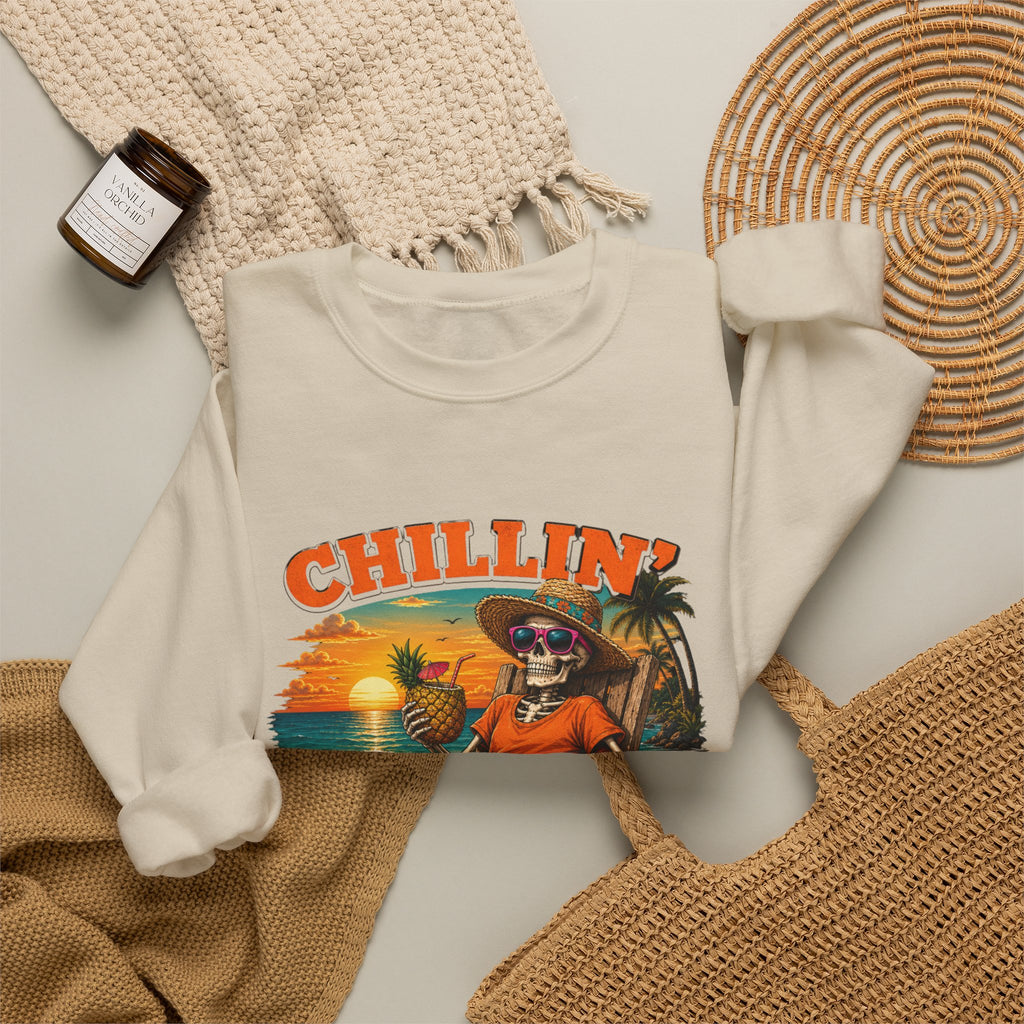 CHILLIN BEFORE HALLOWEEN Heavy Blend Sweatshirt