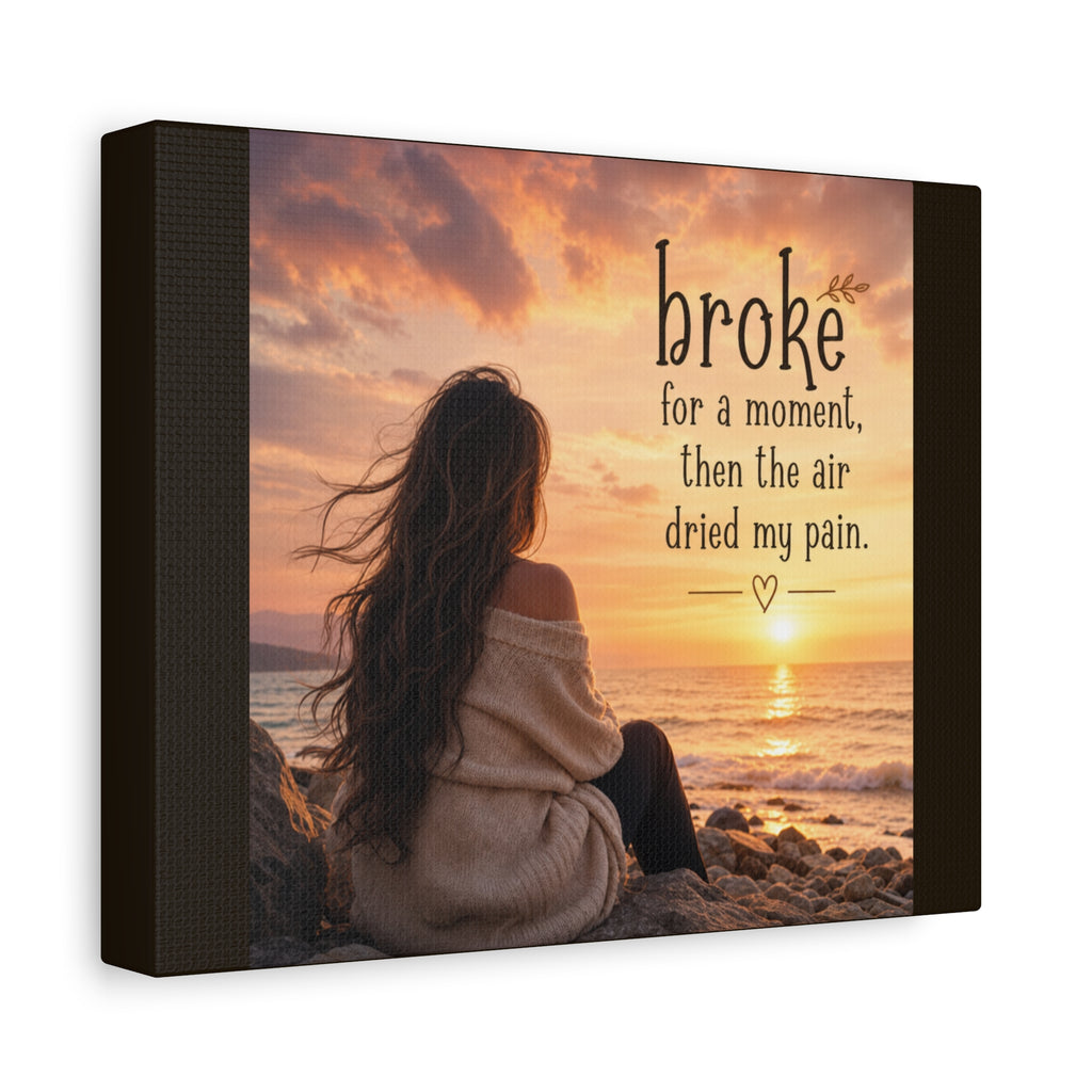 Healing by the Ocean Canvas Wall Art