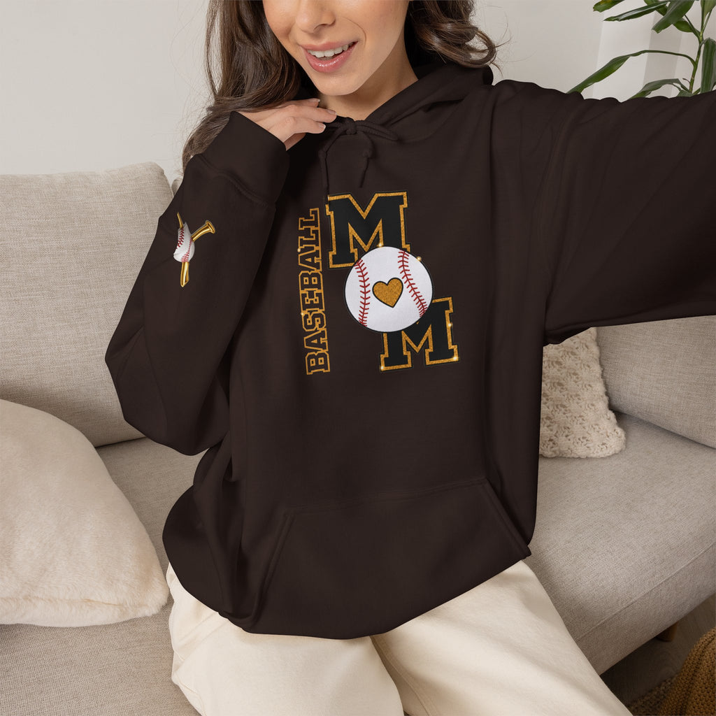 BASEBALL MOM Hooded Sweatshirt