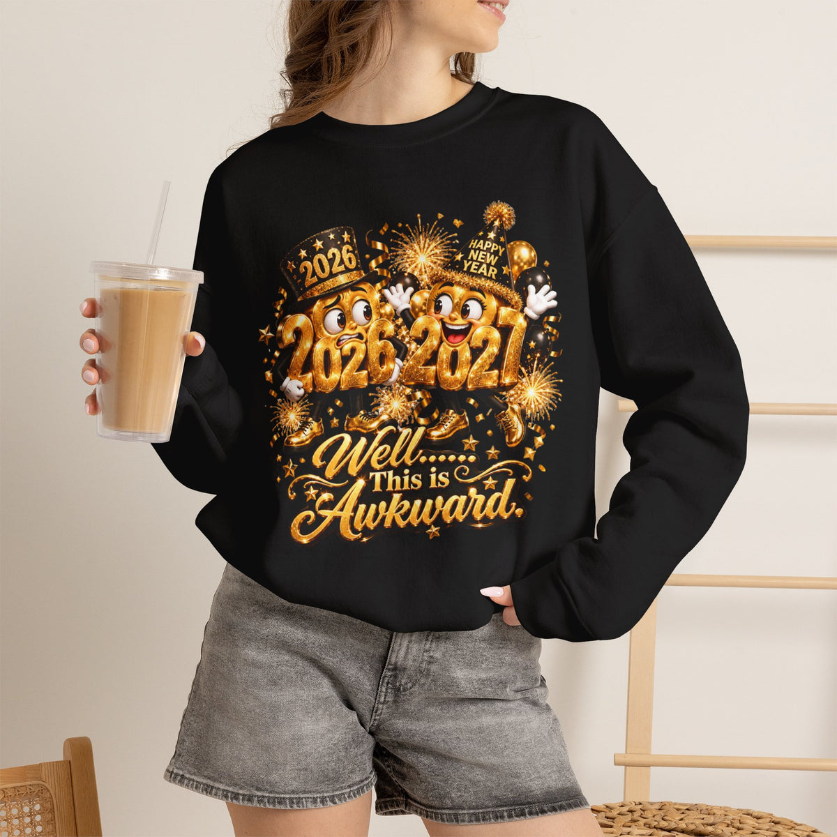 2026 & 2026 NEW YEAR Unisex Heavy Blend™ Crewneck Sweatshirt