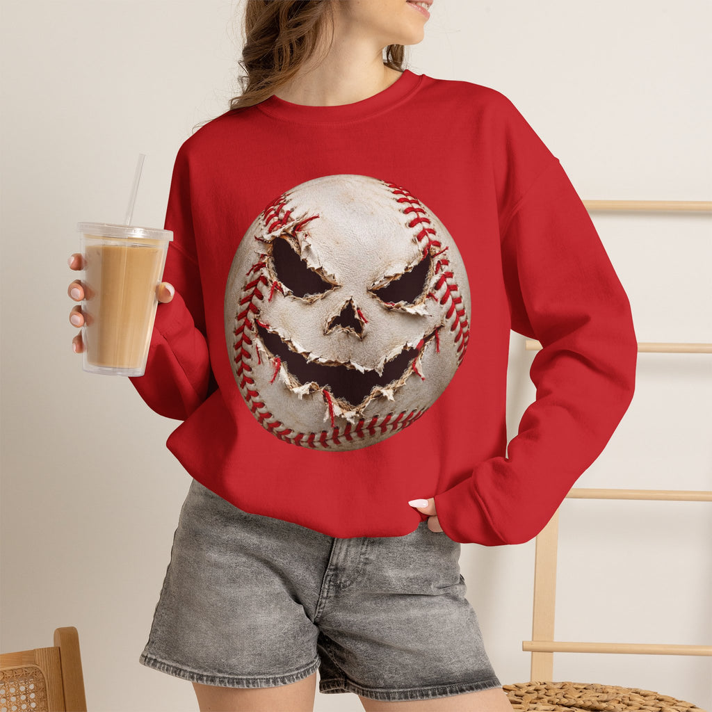 PUMPKIN BASEBALL Unisex Heavy Blend™ Crewneck Sweatshirt