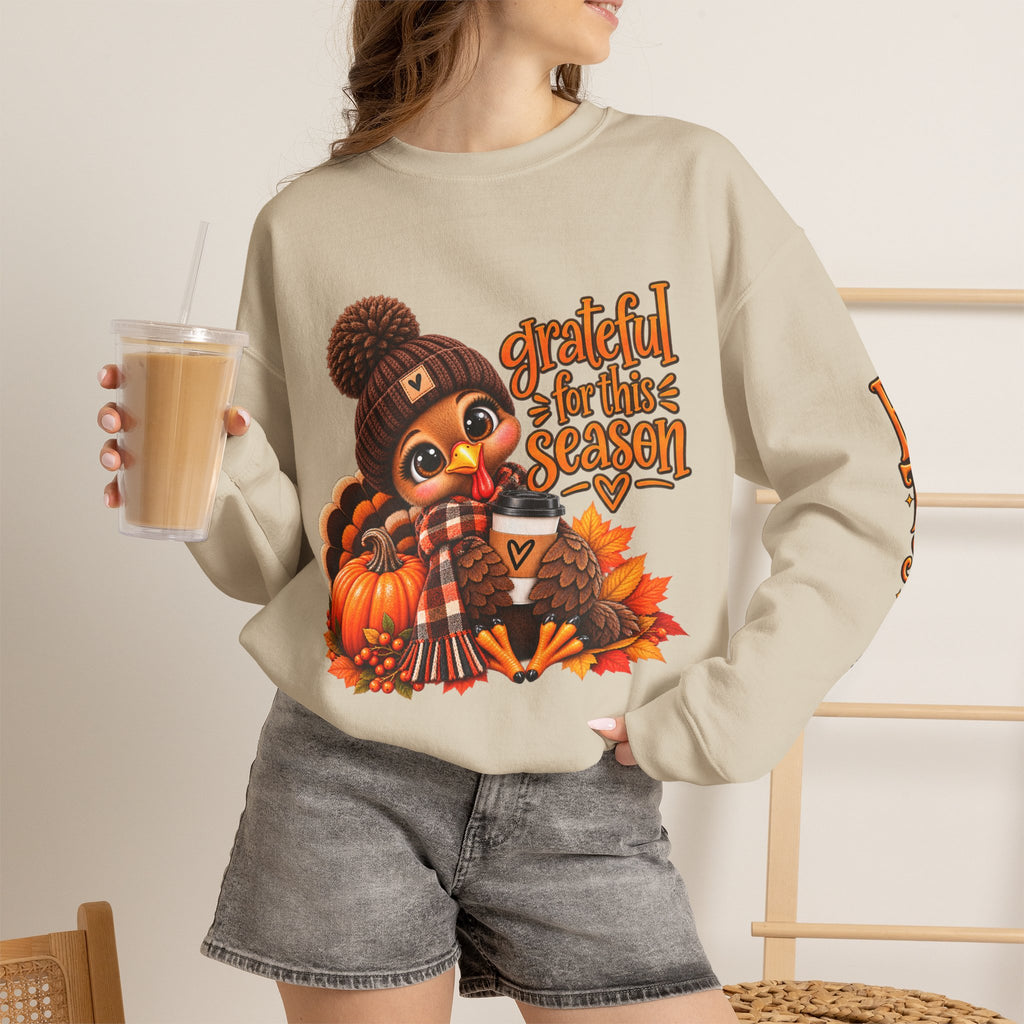GRATEFUL FOR THIS SEASON Crewneck Sweatshirt