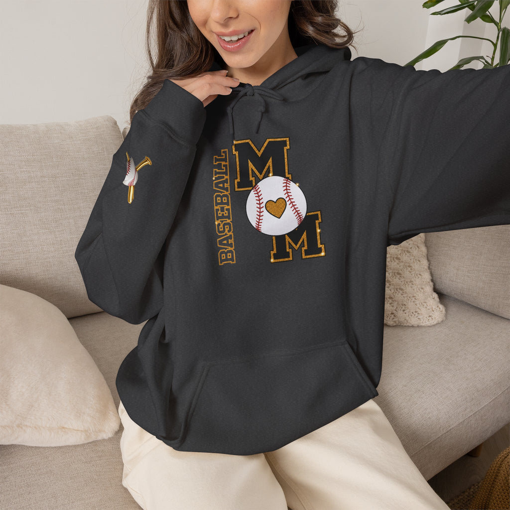 BASEBALL MOM Hooded Sweatshirt