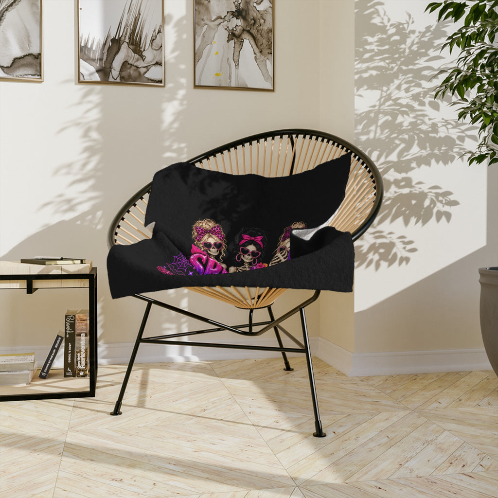 SPICE CLUB & SPOOKY Velveteen Microfiber Blanket