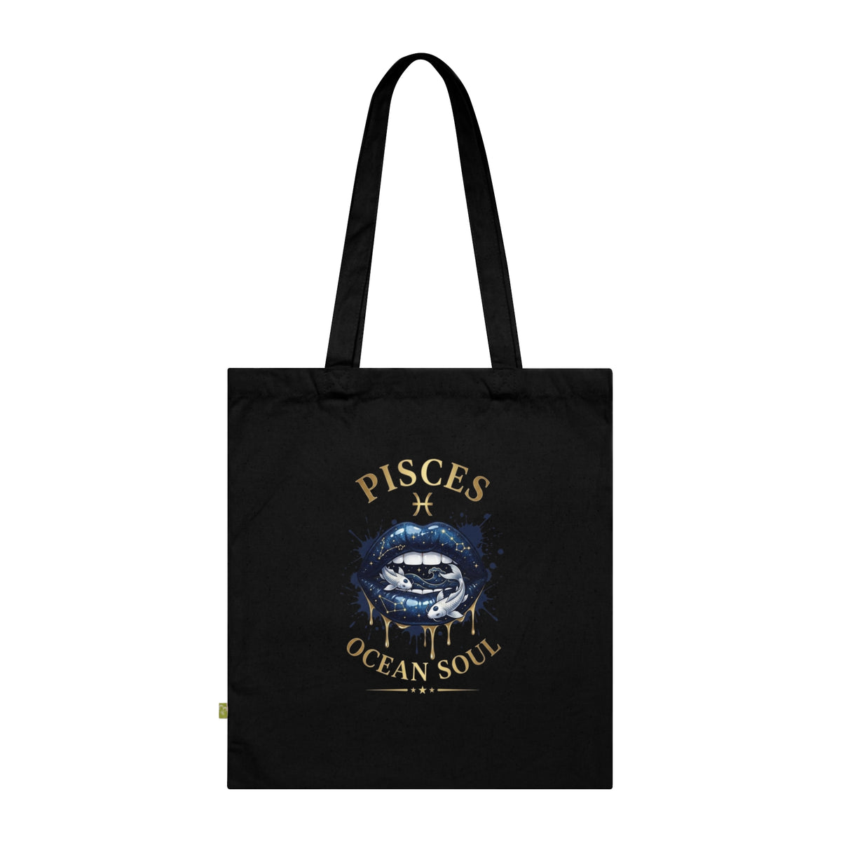Pisces Zodiac Celestial Tote Bag