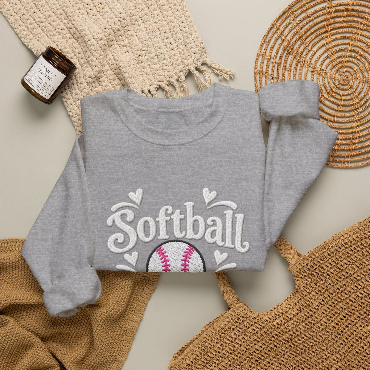 SOFTBALL GRANDMA Crewneck Sweatshirt
