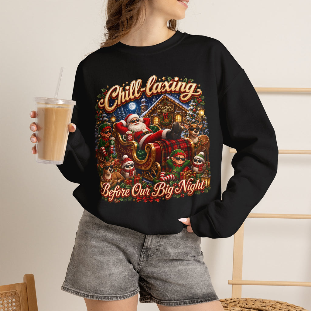 CHRISTMAS CHILL Unisex Heavy Blend Crewneck Sweatshirt