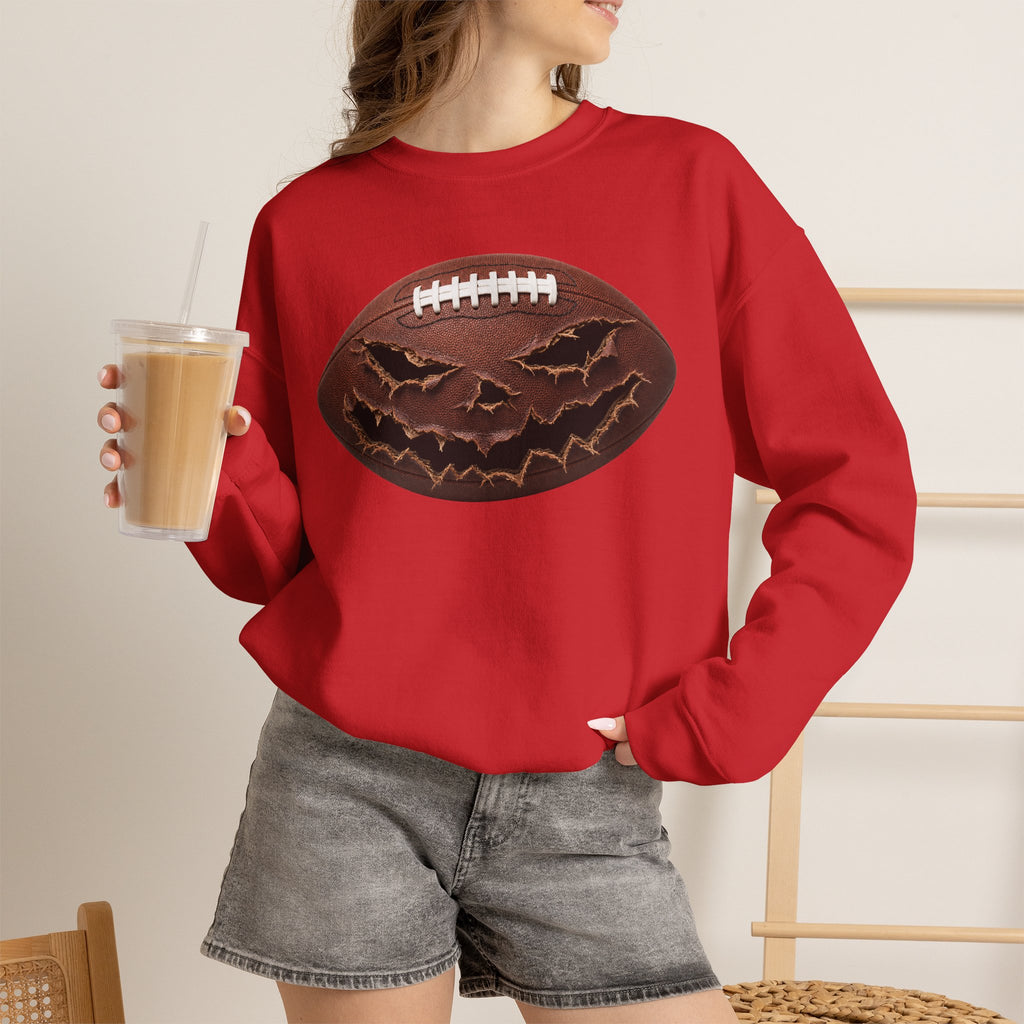 PUMPKIN FOOTBALL Unisex Heavy Blend™ Crewneck Sweatshirt
