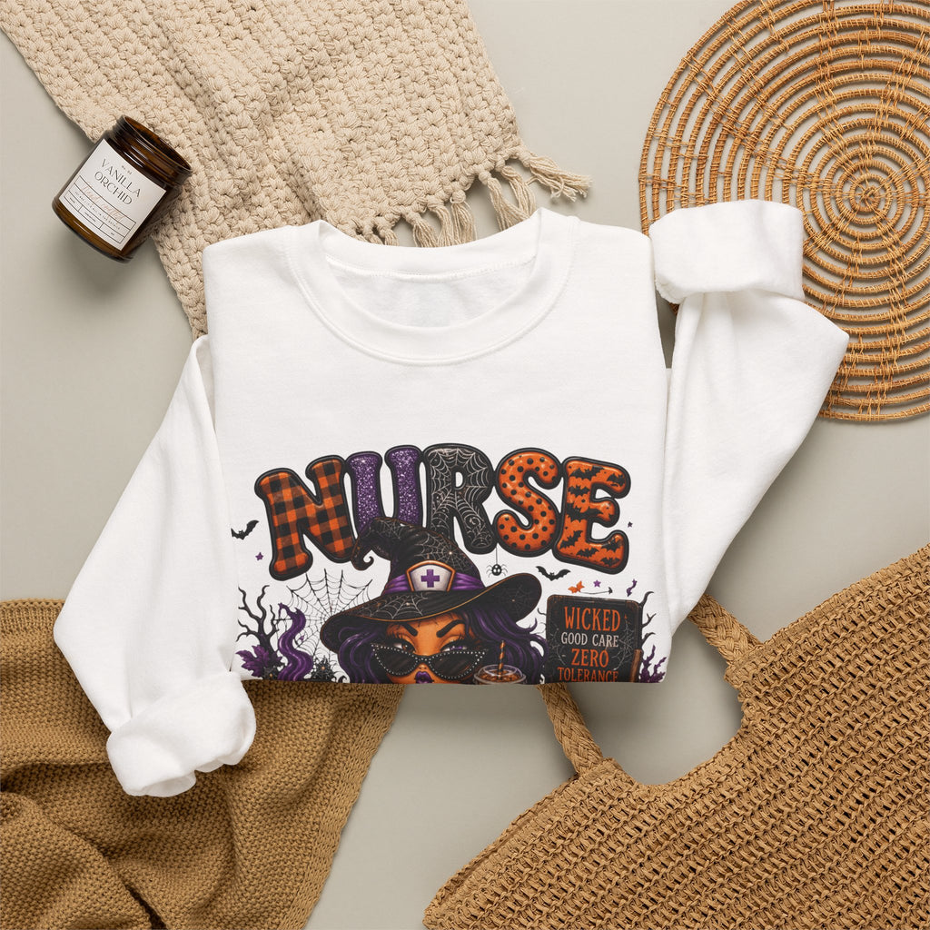 SASSY HALLOWEEN NURSE Crewneck Sweatshirt