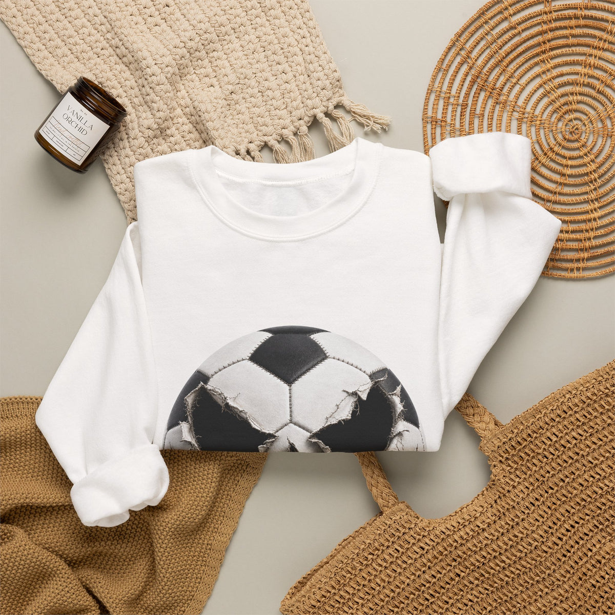 PUMPKIN SOCCER Unisex Heavy Blend™ Crewneck Sweatshirt