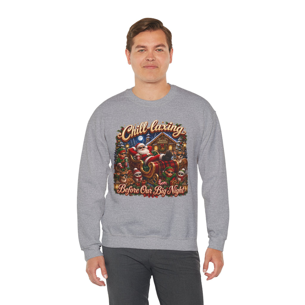 CHRISTMAS CHILL Unisex Heavy Blend Crewneck Sweatshirt