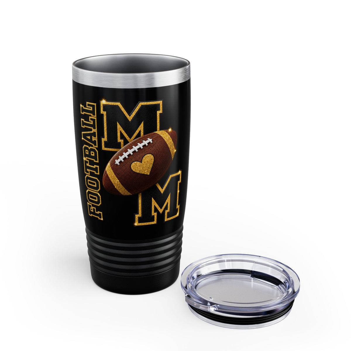 FOOTBALL MOM COFFEE Ringneck Tumbler, 20oz