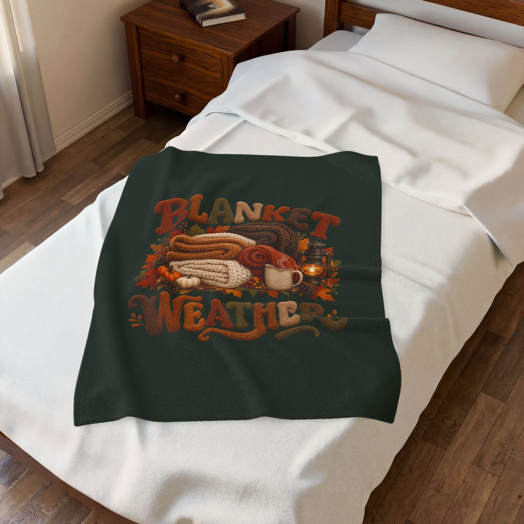 WEATHER FALL Velveteen Plush Blanket