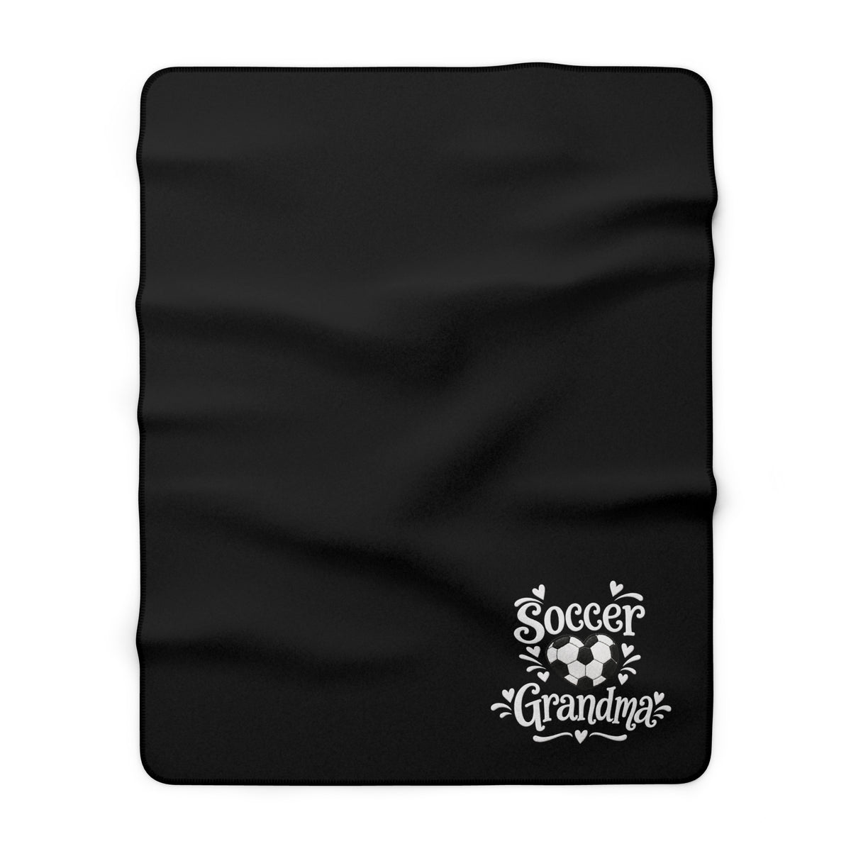 SOCCER GRANDMA Sherpa Fleece Blanket