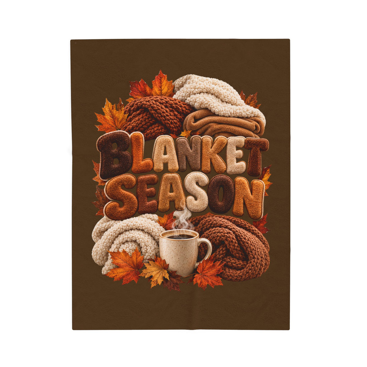 FALL SEASON Velveteen Plush Blanket