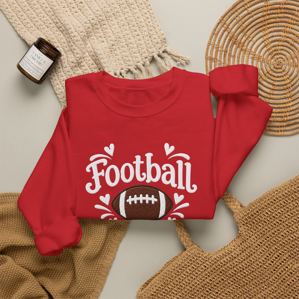 FOOTBALL GRANDMA Crewneck Sweatshirt