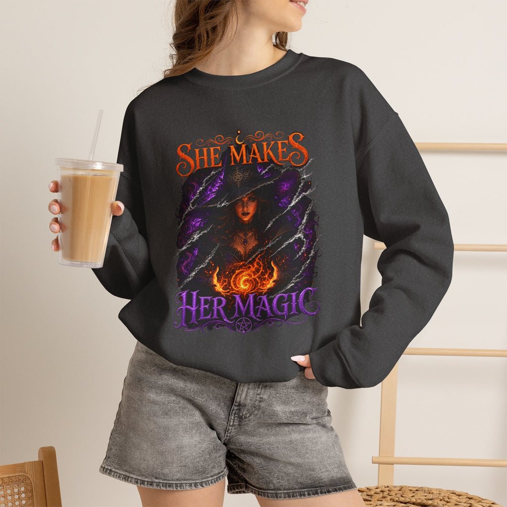 SHE MAKE HER MAGIC HALLOWEEN Sweatshirt