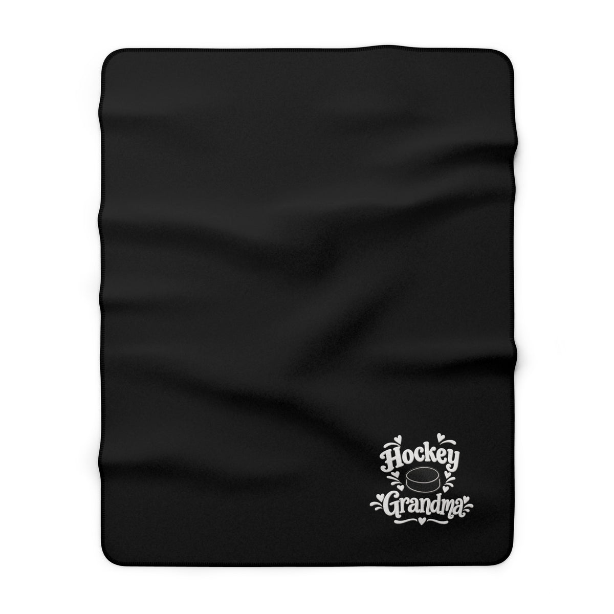 HOCKEY GRANDMA Sherpa Fleece Blanket