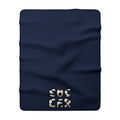 SOCCER Sherpa Fleece Blanket